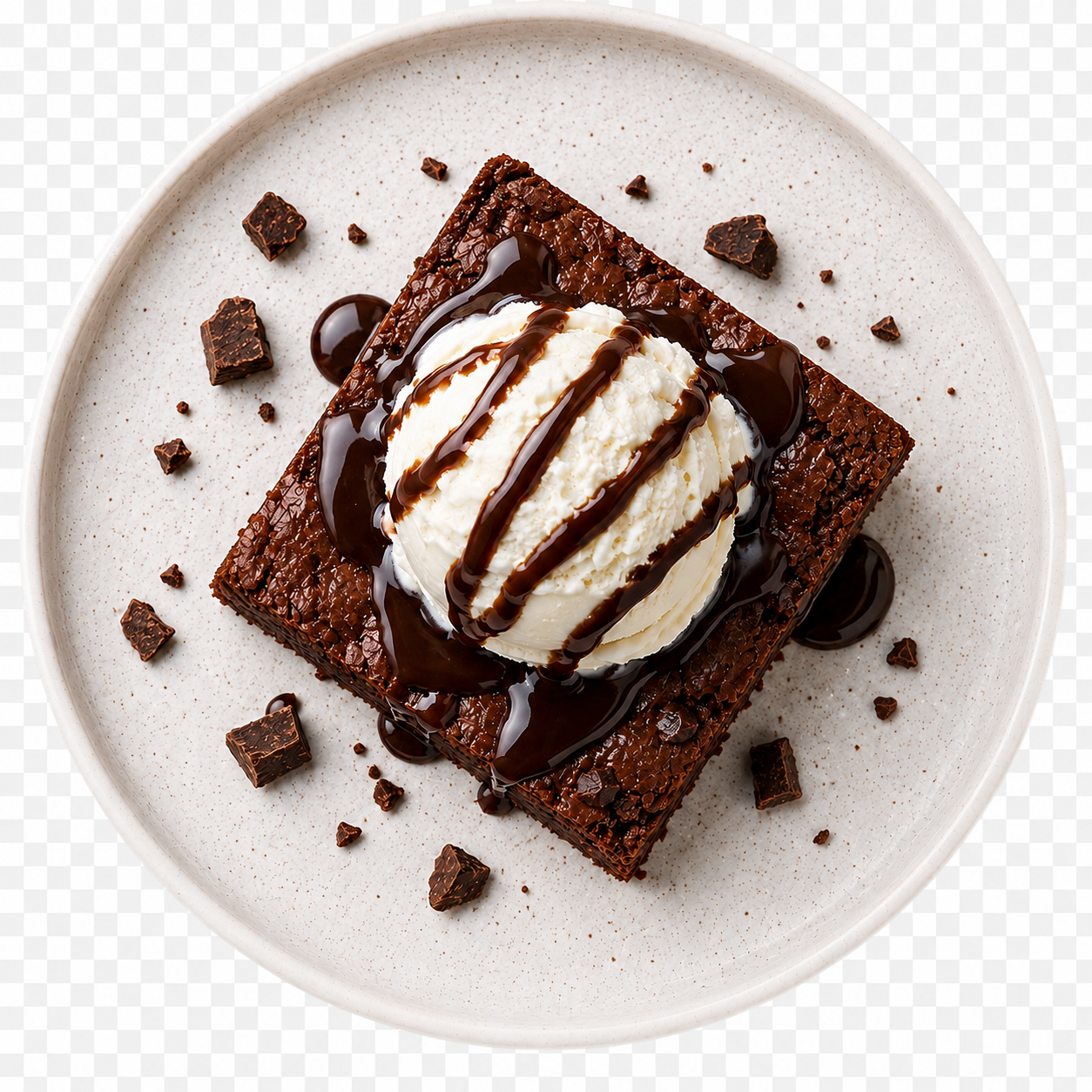 Brownie with Icecream – Menu item at Mirako Pizzerria
