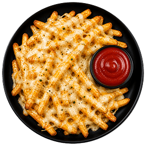 Cheesy French Fries – Menu item at Mirako Pizzerria