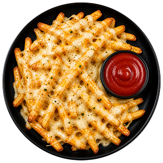Cheesy French Fries – Menu item at Mirako Pizzerria